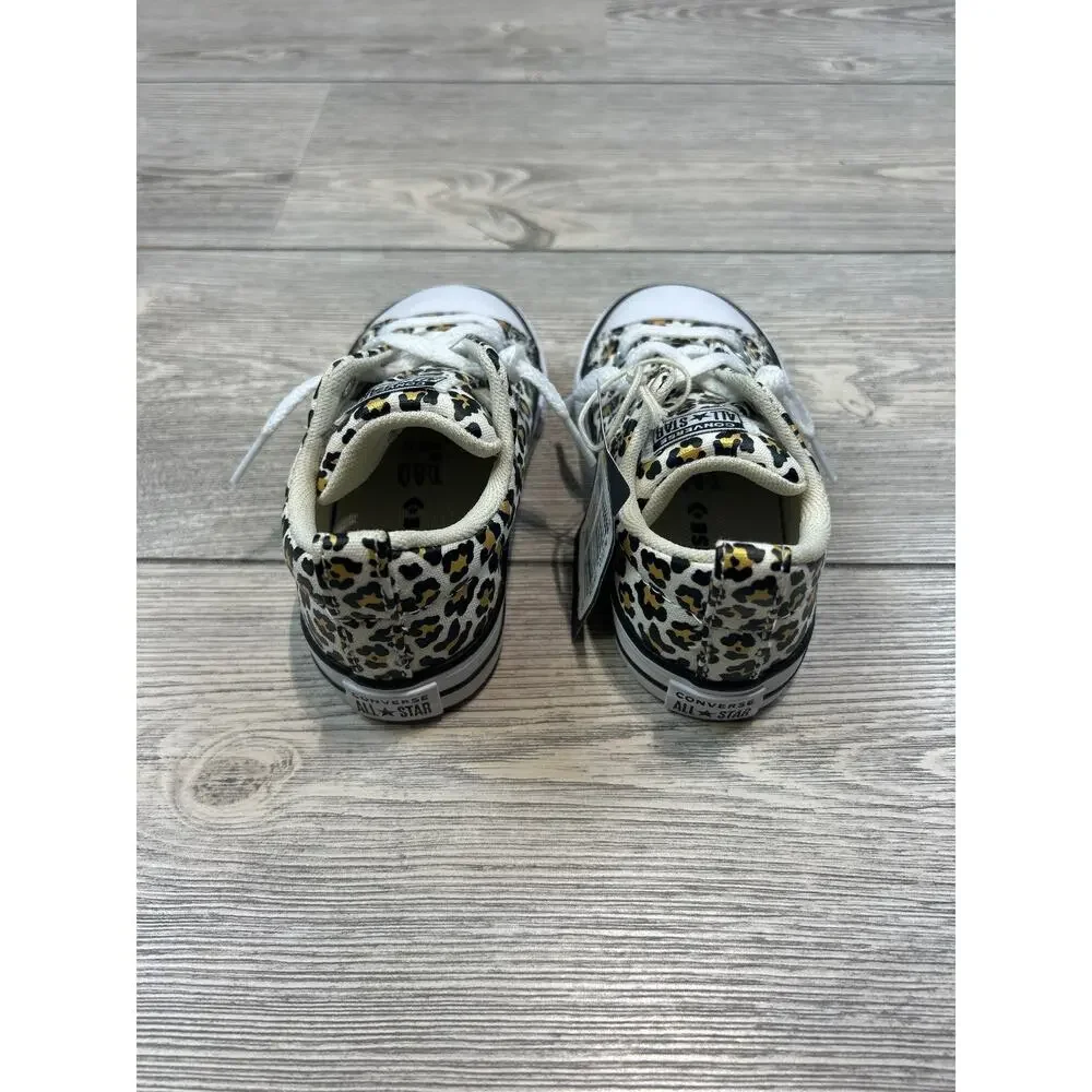 Converse Toddler Street Low Slip-On Cheetah Sneakers Light Brown 7 NWT